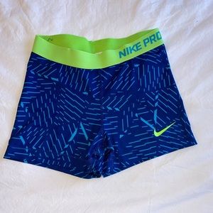 Patterned Nike pro spandex